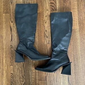 Topshop Black Heeled Boots